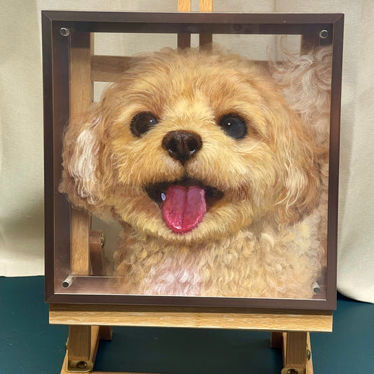 ペット似顔絵　アクリル画【6層】1匹