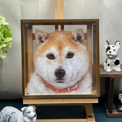 ペット似顔絵　アクリル画【6層】1匹