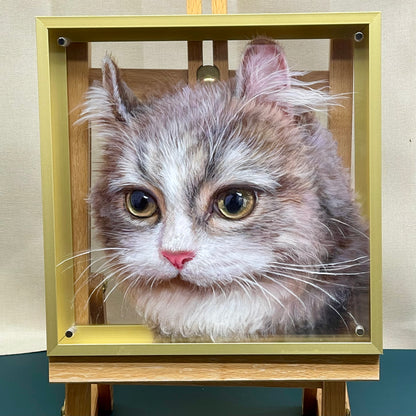 ペット似顔絵　アクリル画【6層】1匹